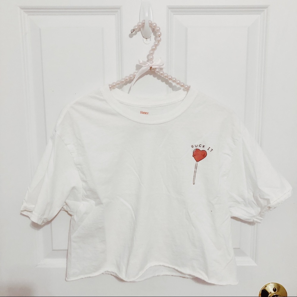 SOLD🌙Brandy Melville “Suck It” Lollipop tee
